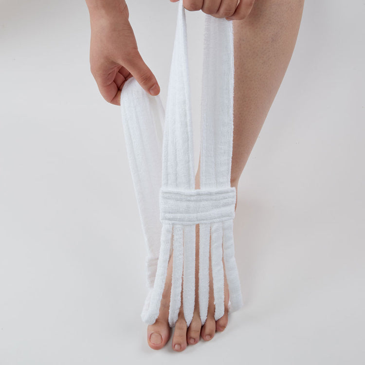 足指専用洗浄タオル　「あしゆびさ～らピュア＋」 送料￥250(1個まで) 10/26NHK 有吉のお金発見 突撃!カネオくんで紹介されました