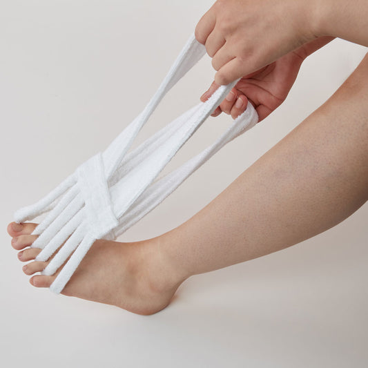 足指専用洗浄タオル　「あしゆびさ～らピュア＋」 送料￥250(1個まで) 10/26NHK 有吉のお金発見 突撃!カネオくんで紹介されました