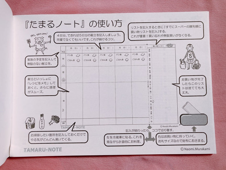 節約主婦のお金が貯まる　『たまるノート』 送料￥250(3個まで)